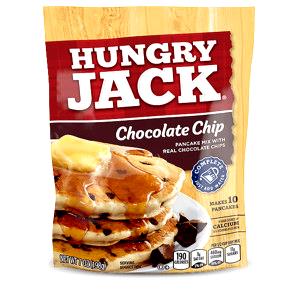 1/2 cup dry mix (54 g) Chocolate Chip Pancake Mix