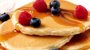 1/2 cup dry mix (60 g) Pancakes