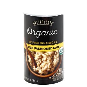 1/2 cup dry Organic Old Fashioned Oats