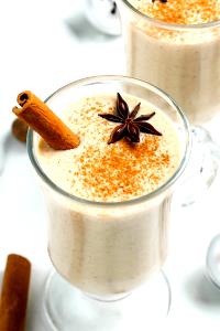 1/2 Cup Eggnog, Cinnamon