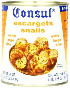 1/2 Cup Escargots Snail, Consul, Giant