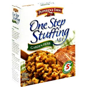 1/2 Cup Farmhouse Stuffing Mix, Garden Herb, One Step