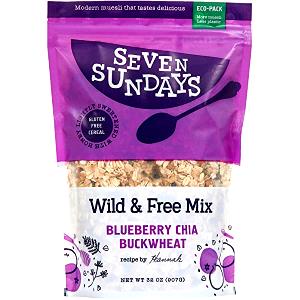 1/2 cup Fat Free Blueberry Muesli