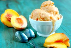 1/2 cup Fat Free Peach Sherbet