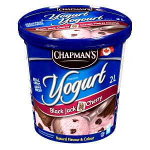1/2 Cup Frozen Yogurt, Black Cherry Vanilla Swirl, Nonfat