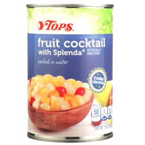 1/2 cup Fruit Cocktail Sweetened with Splenda