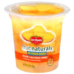 1/2 cup Fruit Naturals Peach Chunks No Sugar Added