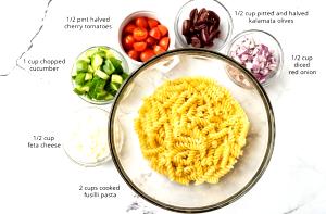 1/2 Cup Greek Pasta With Feta