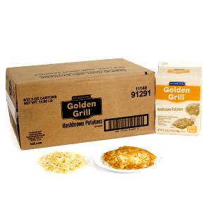1/2 Cup Hash Brown Potatoes, Golden Grill