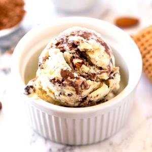 1/2 cup Light Recipe Coconut Almond Fudge Ice Cream