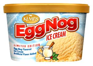 1/2 cup Limited Edition Egg Nog Ice Cream
