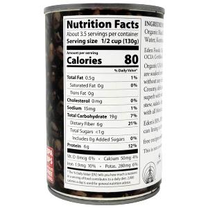 1/2 cup Low Sodium Black Beans