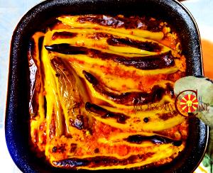 1/2 Cup Macedonian Long Green Peppers Stuffed With Cheese