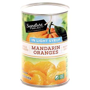 1/2 Cup Mandarin Orange İn Light Syrup