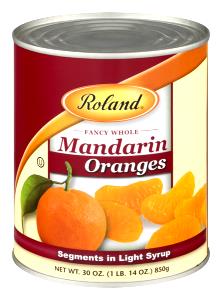 1/2 Cup Mandarin Orange Segments İn Syrup, Fancy Whole