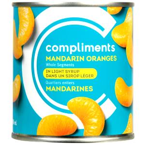 1/2 Cup Mandarin Orange, Whole Segments In Light Syrup