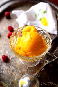 1/2 cup Mango Sorbet