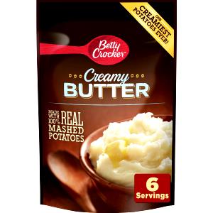 1/2 Cup Mashed Potatoes Mix, Homestyle Creamy Butter, Pad