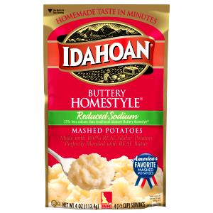 1/2 Cup Mashed Potatoes, Naturally Potatoes, White, Low Sodium