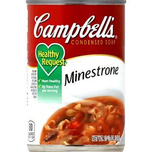 1/2 Cup Minestrone Soup, Condensed