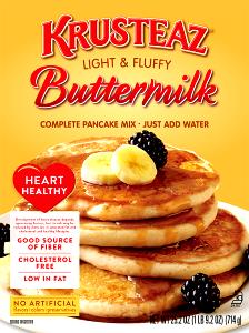 1/2 cup mix (3 4" pancakes) (57 g) Buttermilk Heart Healthy Pancake Mix