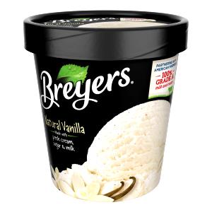 1/2 Cup Natural Vanilla Bean Ice Cream