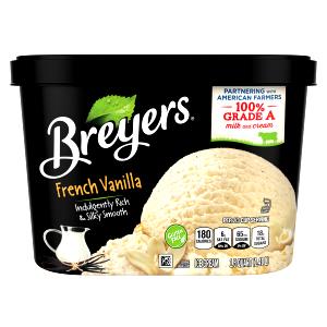 1/2 Cup No Sugar Added French Vanilla Ice Cream