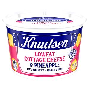 1/2 Cup Nonfat Cottage Cheese, Fat Free With Pineapple