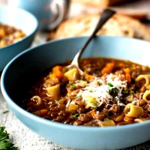 1/2 Cup Pasta Mediterranean Soup, Nonfat