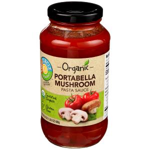 1/2 Cup Pasta Sauce, Chunky, Garden Mushroom Supreme With Baby Portobello