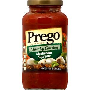1/2 Cup Pasta Sauce, Chunky, Mushroom Supreme