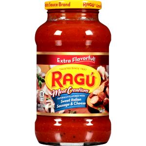 1/2 Cup Pasta Sauce, Sweet Italian Sausage & Cheese