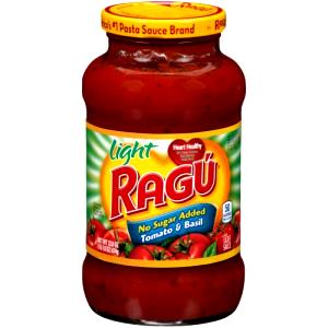 1/2 Cup Pasta Sauce, Tomato & Basil, Light, No Sugar Added