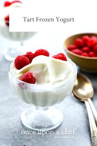 1/2 Cup Peach Tart Frozen Yogurt
