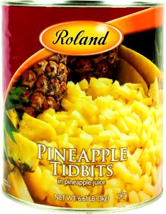1/2 Cup Pineapple, Tidbits İn Natural Juice