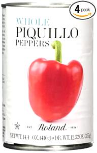 1/2 cup Piquillo Peppers Sliced