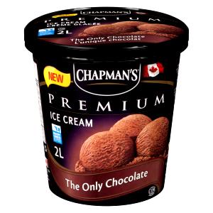 1/2 cup Premium Chocolate Ice Cream