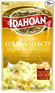 1/2 cup prepared (29 g) Buttery Golden Selects Flavored Mashed Potatoes