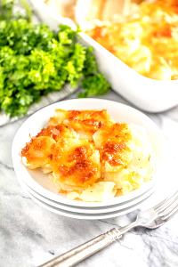 1/2 cup prepared Cheesy Scalloped Potatoes