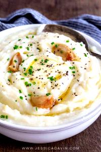 1/2 cup prepared Roasted Garlic Mashed Potatoes