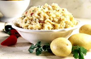 1/2 cup prepared Southwest Flavored Mashed Potatoes
