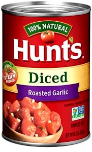 1/2 Cup Ready-Cut Tomatoes, Diced With Roasted Garlic