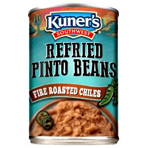 1/2 Cup Refried Beans W/Roasted Chiles