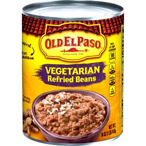 1/2 Cup Refried Beans, Whole, Vegetarian