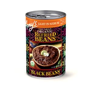 1/2 Cup Refried Black Beans, Less Sodium, Vegan