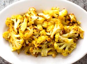 1/2 Cup Roasted Curry Cauliflower