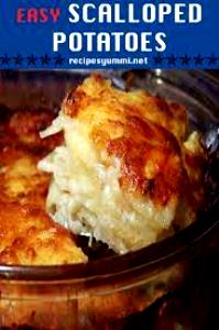1/2 cup Scalloped Potatoes