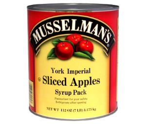 1/2 Cup Sliced Apples, York Imperial