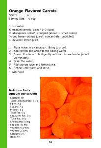 1/2 Cup Slices Carrots (Frozen)