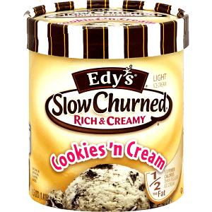 1/2 cup Slow Churned Rich & Creamy Light Rocky Road Ice Cream